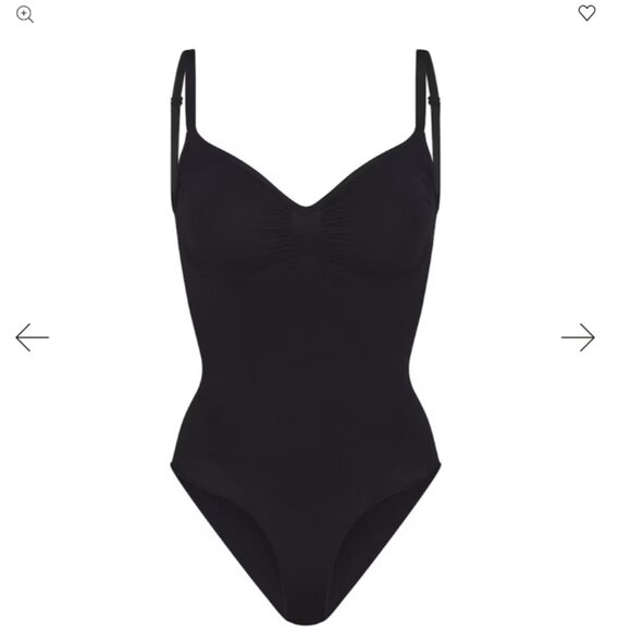 SKIMS Seamless Sculpt Brief Shapewear Bodysuit Onyx Black - XXS/XS - Picture 1 of 4